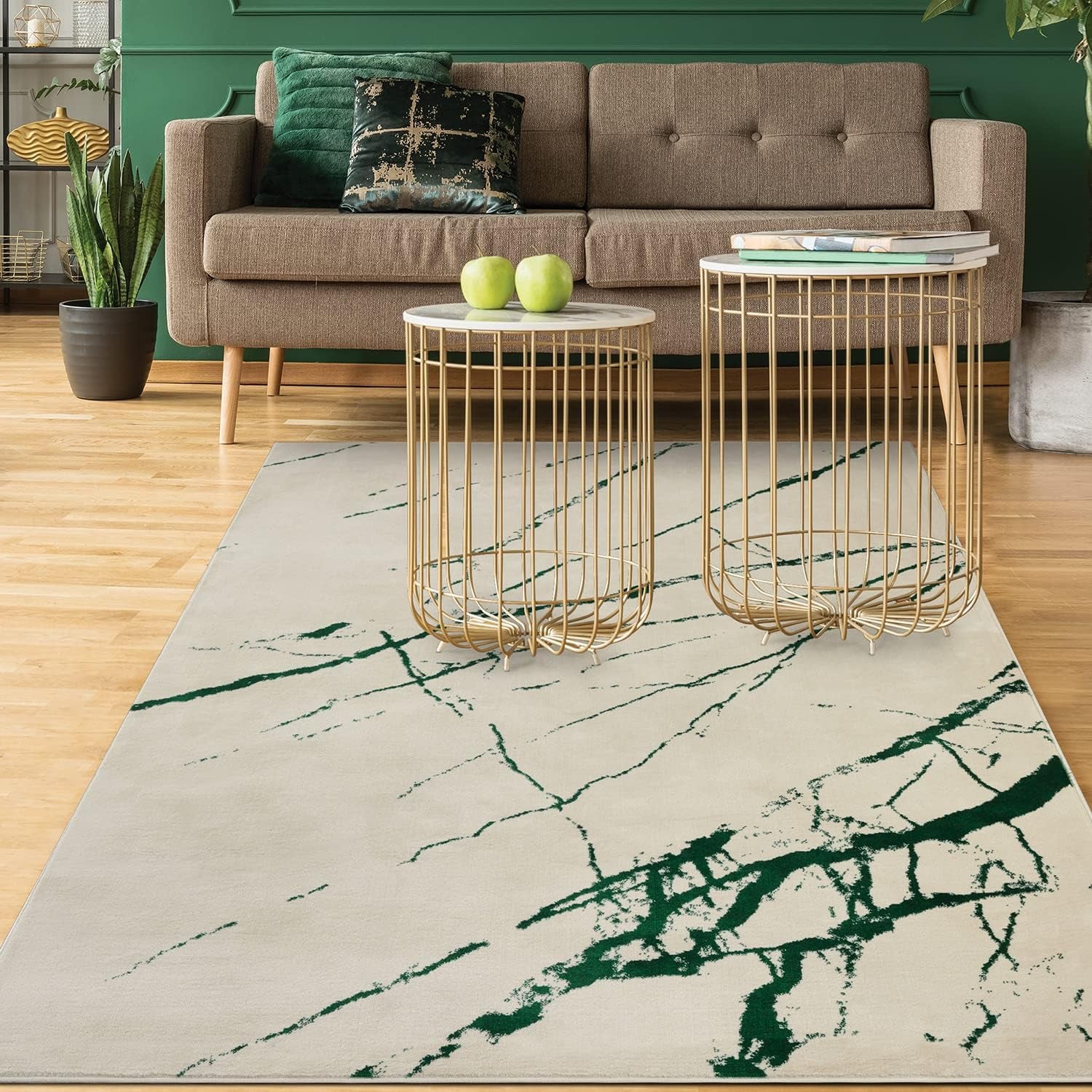  Marble Abstract Modern Indoor Rug 