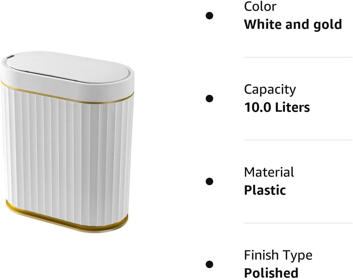  Touchless Automatic Bathroom Trash Can