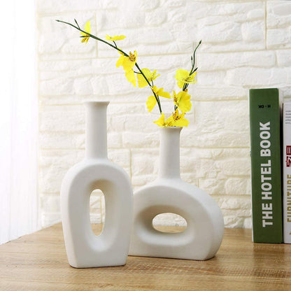 White Modern Vases