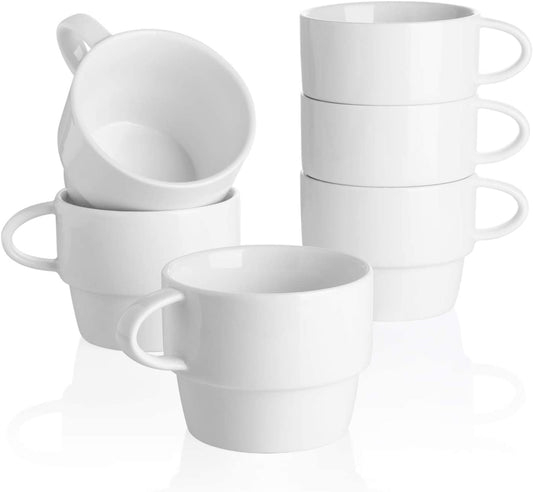 White Coffee Cup Set 